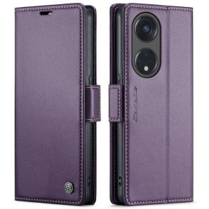 Leather Flip Case For OPPO Reno 8T Reno8T 5G 4G Reno8 T 8 T 2023 Luxury Leather Phone Cover Casing Card Slot Wallet Stand Holder Shockproof Bumper Soft TPU Edge Anti Drop