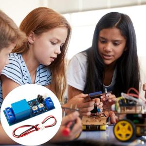 Relays Module 5V/12V/24V Adjustable Double Timer Relays Circuit Module Infinitely Cycle Mode For Automation Control