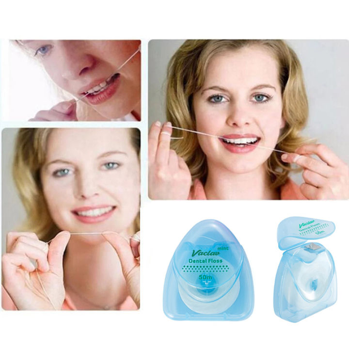 Denise Highstrength Ultrafine Dental Floss 50m Microwax Stone