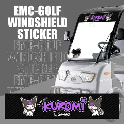 EMC GOLF WINDSHIELD STICKER WATERPROOF Part1