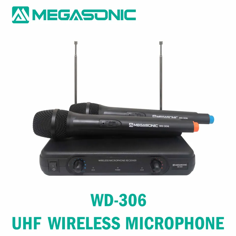 MEGASONIC PROFESSIONAL WIRELESS MICROPHONE WD 306 N Lazada PH