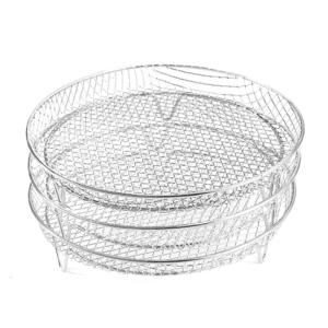 Air Fryers Accessories Dehydrator Racks Air Fryers Dehydrator Stand 304Stainless Steel Texture Suitable for Air Fryers