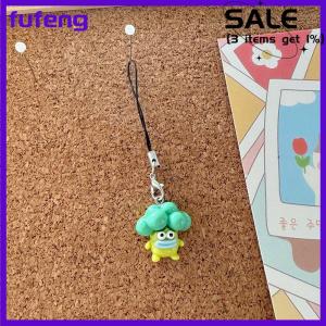 fufeng Cute Creative Big Mouth Vegetables Mobile Phone Lanyard Funny Backpack Decoration Accessories Fashion Mobile Phone Strap Gifts