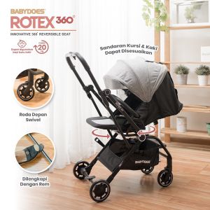 Stroller Babydoes CH 419 Rotex 360 / kereta Dorong Bayi