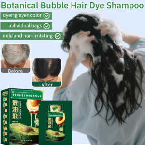 Natural Plant Bubble Hair Dye Shampoo Sachet Box Mild Does Not Stimulate Individual Fruit Oil Hair Dye