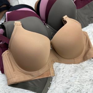 Bra Seamless Wired Cup CD#38-46 Plus Size Bra Lingerie Push Up / Baju Dalam Wanita Berdawai Kain Sejuk Kiena #3288