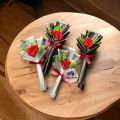 Single Rose Bouquet / Buket Bunga Mini. 