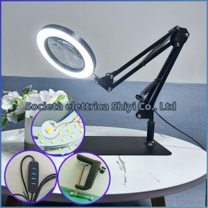 Lighting Fixtures Eye-care Reading Led Repair Desk Lamp Fine Observation of Details Flexible Bracket Adjustment