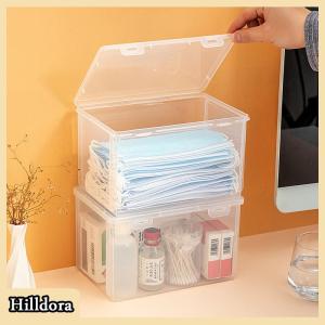 [Hilldora] Hộp đựng khẩu trang Hộp đựng đồ lặt vặt chống bụi chống bụi gia dụng Hộp đựng đồ