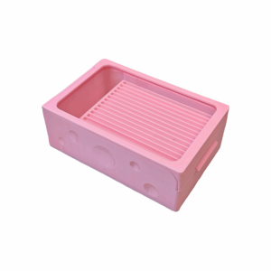 LANCE 2-in-1 Perler Bean Box 15 Slot Double Layer Bead Alignment Tray Perler Bead Tool Kit Anti-Clog Fuse Bead Sorting Organizer Box DIY Handicraft