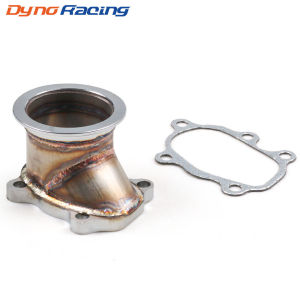 Car Modification 63mm Turbo Downpipe Adapter V Clamped flanges are suitable for T25 T28 GT25 GT28