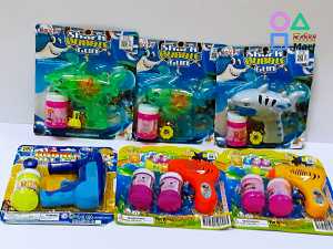 Bubble Gun Shark & Drill Shape 泡泡枪鲨鱼和钻头形状 Mainan Pistol Berbuih bentuk Jerung & Drill