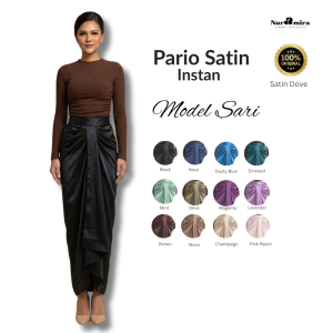 Skirt Pario Instant Satin Velvet Premium - Size [M-3XL] Terus Sarung Kemas & Tidak Jarang