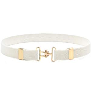 Breathable Stretchable Belt For Children Adjustable Length Secure Metal Fastener Elastic Belt For Kids Equestrian Wear