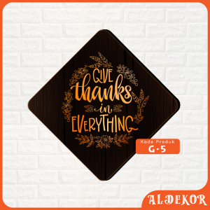 Decor Art - Aldekor Pajangan Sticker Dinding Tempel Islamic Model Minimalis - G