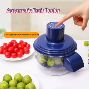 Automatic Electric Grape Peeler Machine Rechargeable Fruit Peeling Tool Hands-Free Skin Remover for Berries Fruits