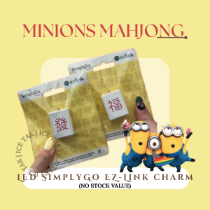 Minions Mahjong LED SimplyGo EZ-Link charm