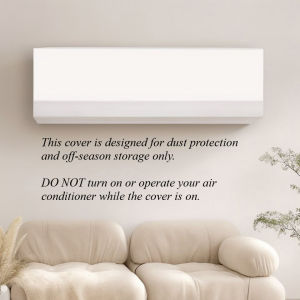Air Conditioner Dust Cover Wall Mounted Aircon Cover Dustproof Nordic Cream Style Home Decor
