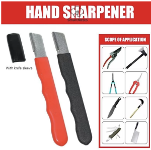 Pengasah Pisau MINI Portable Genggam Saku Pocket | Sharpener Knife Alat Asah Pemangkas Kebun Gunting Kapak Portabel