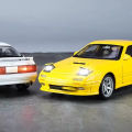 Miniatures 1:32 Mazda RX7 RX-7 FC INITIAL D Alloy Metal Diecast Car Model Toy Sound & Light Vehicle Toys For Boy Children Gifts. 
