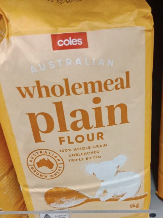 COLES Wholemeal Plain Flour 1kg AUSTRALIAN IMPORT | Lazada.co.th