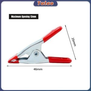 Talao Metal Spring Clamp A-type Tent Clip Crafts Woodworking Backdrop Clips Home Improvement 1Pc