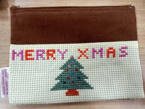 CROSS STITCHES PENCIL BAG