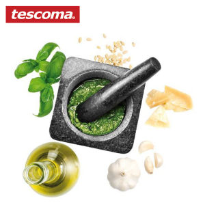 Tescoma President Mortar & Pestle 639070 Granite Stone Spice Grinder Kitchen Tool Grinding Masher Bowl YTES321