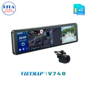Camera hành trình Vietmap V740 - Kèm Vietmap Live 3 Năm - Kèm Sim 4G 1 năm - Bảo Hành Điện Tử 1 Năm