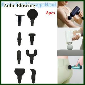 Aolie 8PCS Replacement Heads For Massage Muscle Stimulator Body Relaxation Shaping Exercising Fascia Massager Heads