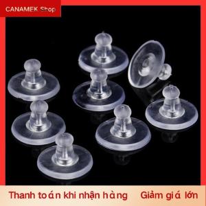 CS 50pcs Heavy Duty bông tai cao su lưng tay áo chủ stoppers mềm Nut Silicone