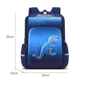 WWH25 Tas Anak Sekolah SD Ransel WYE 3D Gambar Timbul Backpack Impor TKM