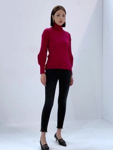 Women Thick Fabric Pleated Jacket Elegant Long Sleeve Zipper Jacket #1038