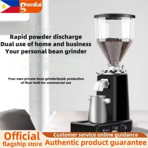 Gemilai Electric 19 Shift Setting Slow Running Blade Coffee Grinder 60MM Preferred Cutting Head Professional Commercial and Home Italian Concentrator Grinder 800g Large Capacity Dedicated Bean Storage