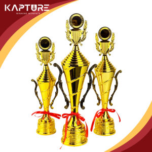 Gold Swirl Trophy Premium Award Trophy Elegant Design 3 Sizes