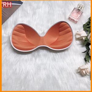 🔥🔥🔥ranghe แผ่นรองชุดว่ายน้ำดันทรงมีขอบแผ่นรองหน้าอกบุฟองน้ำฟองน้ำเสริมบราสวมใส่สบายหลากสี