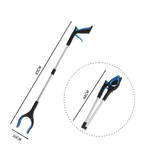 Foldable Household Garbage Picker Garden Leaves Grabber Pick Up Clip