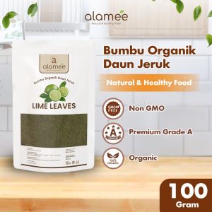 ALAMEE Daun Jeruk Bubuk Lime Powder Bumbu Dapur Instan Organik Murni Asli Tanpa Campuran 100g