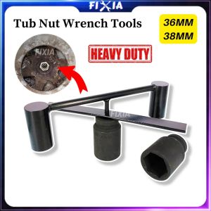 Heavy Duty Washing Machine Tub Nut Wrench 36MM & 38MM Special Tools Clutch Mechanism Opener Spanner Box Kit Set FIXIA