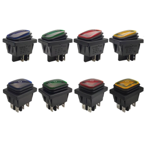 4/6 Pin Waterproof Rocker Switch SPST ON/OF Snap-in KCD4 Rocker Switches for Car Auto Household Appliances