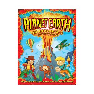 Planet Earth Activity Sticker Book with Stickers & Press Outs For Kids To Learn About the World