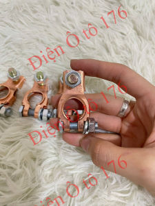Đầu bọp đầu bọc bình ắc quy đồng đỏ dẻo hàng đẹp dùng cho ô tô xe tải