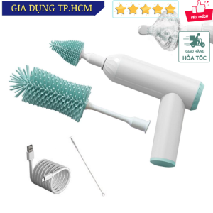 [HCM] - Bàn Chải Điện Vệ Sinh Bình & Ly - Electric Bottle Cleaning Brush - TonyDecor