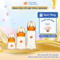 Bình sữa cổ hẹp PPSU Wesser 60ml/140ml/250ml ( BAO BÌ MỚI ). 