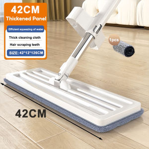 Hisoa 2 in1 Folding Broom Dustpan Set Windproof Floor Broom Sweeper with Comb Teeth Brush Household Cleaning Tools