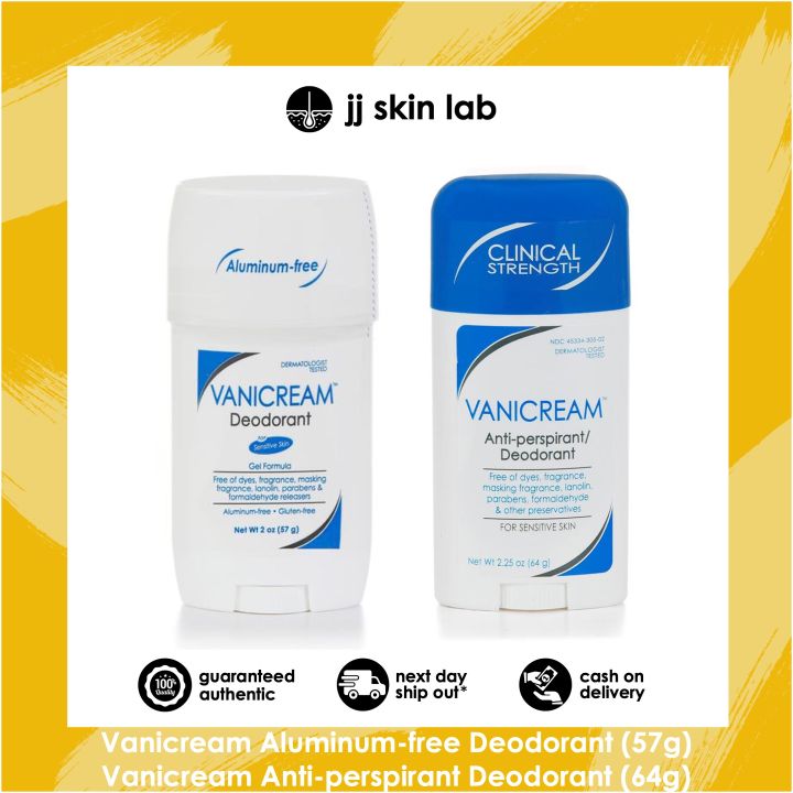 Authentic Vanicream Aluminumfree Deodorant/ Clinical Strength Anti