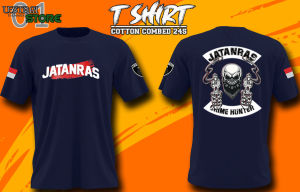 KAOS POLISI JATANRAS LENGAN PANJANG - MENGGUNAKAN BAHAN COTTON COMBAT 24S TEBAL TIDAK BERBULU