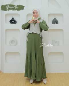 AMIS AIRA DRESS PLISKET/gamis kekinian/gamis hijabku/gamis lebaran 2024