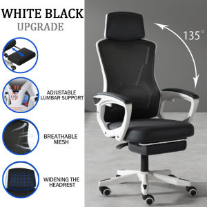 Office Chair Gaming Chair Ergonomic Chair Computer Gaming Racing Study Chair With Foot Rest