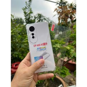 Ốp chống sốc kèm cường lực không full màn Oppo A79 - A60 - Reno 8T - Reno 11F - Reno 12F